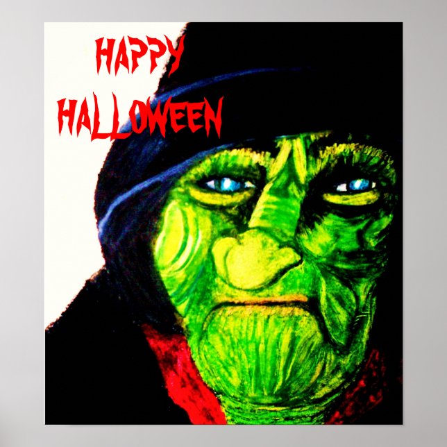 Póster HALLOWEEN VERDE WITCH poster (Frente)