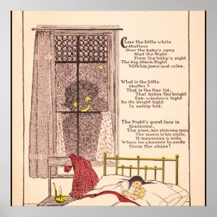 Póster Halloween Vintage Nighttime Dreams