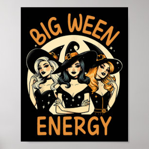 Póster Halloween Vintage Witness Hombres Mujeres