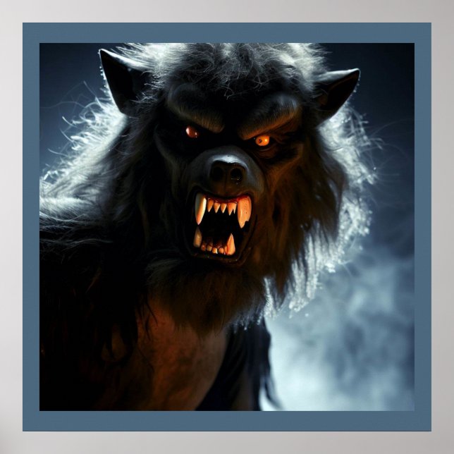 Póster Halloween - Werewolf 1 (Frente)