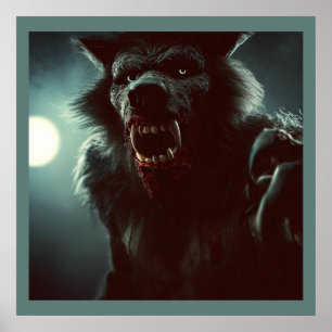 Póster Halloween - Werewolf 2