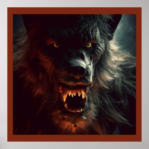 Póster Halloween - Werewolf 3