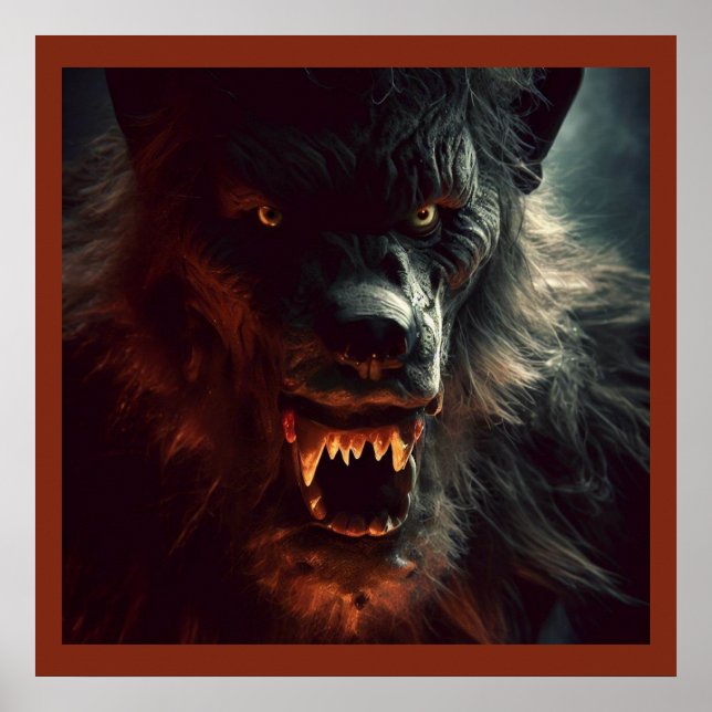 Póster Halloween - Werewolf 3 (Frente)