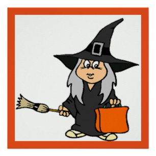 PÓSTER HALLOWEEN WITCH