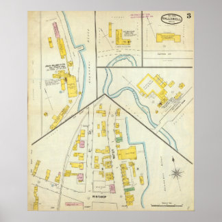 Póster Hallowell, Kennebec County y Maine 2
