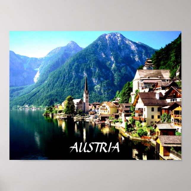 PÓSTER HALLSTATT, POSTER AUSTRIA (Frente)
