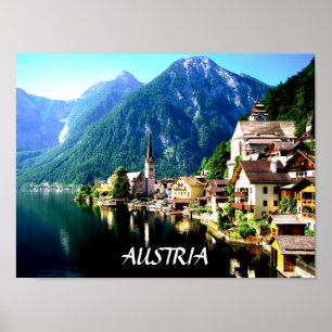 PÓSTER HALLSTATT, POSTER DE AUSTRIA