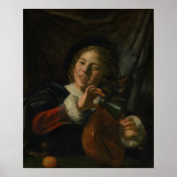 Hals - Niño Con Un Vaso Y Un Laúd