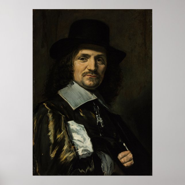 Póster Hals - Retrato Del Pintor Jan Asselyn (Frente)