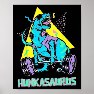 Póster Halterofilia de Hunkasaurus