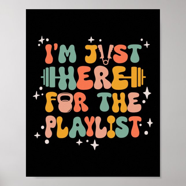 Póster Halterofilia Ejercicio de las mujeres en entrenami (Frente)