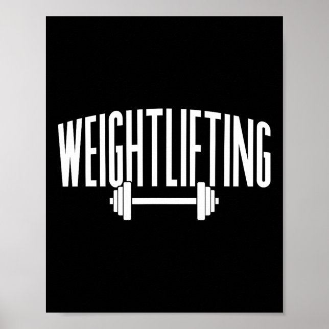 Póster Halterofilia Gym Lift (Frente)
