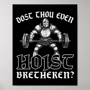 Póster Halterofilia Hepático Gimnasio De Halterofilia Dos