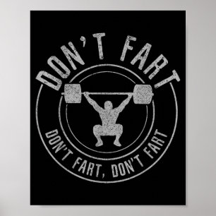 Póster Halterofilia musculación Wer levantamiento No te p