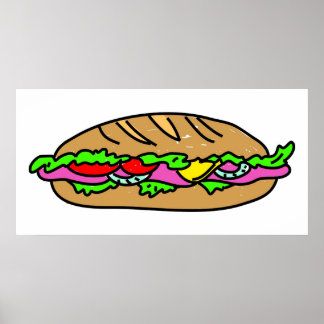 Póster Ham Sandwich
