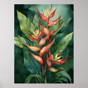 Póster Hamakua Heliconia Poster