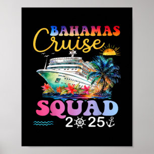 Póster Hamas Crucero 2025 Squad Grupo Familiar Vacaciones