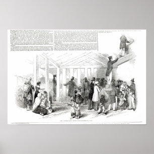 Póster Hambre irlandesa de la patata, 1847