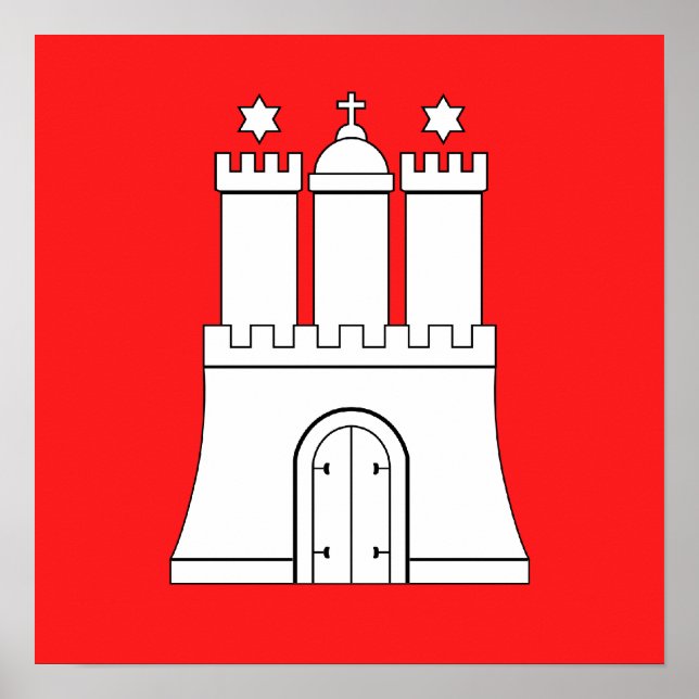 Póster Hamburgo, Alemania (Frente)