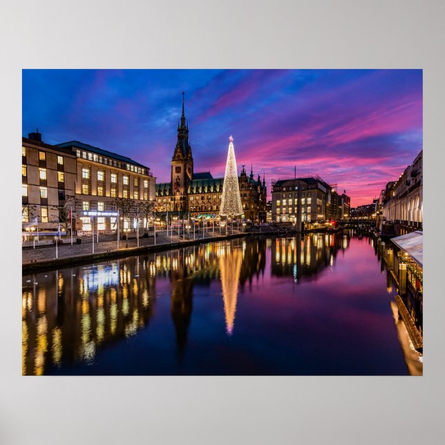 Póster Hamburgo Alemania (Frente)