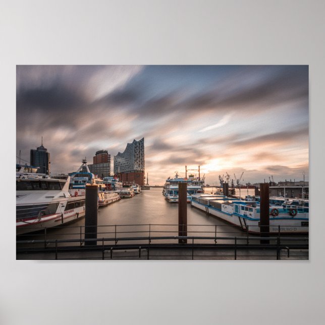 Póster Hamburgo Alemania (Frente)