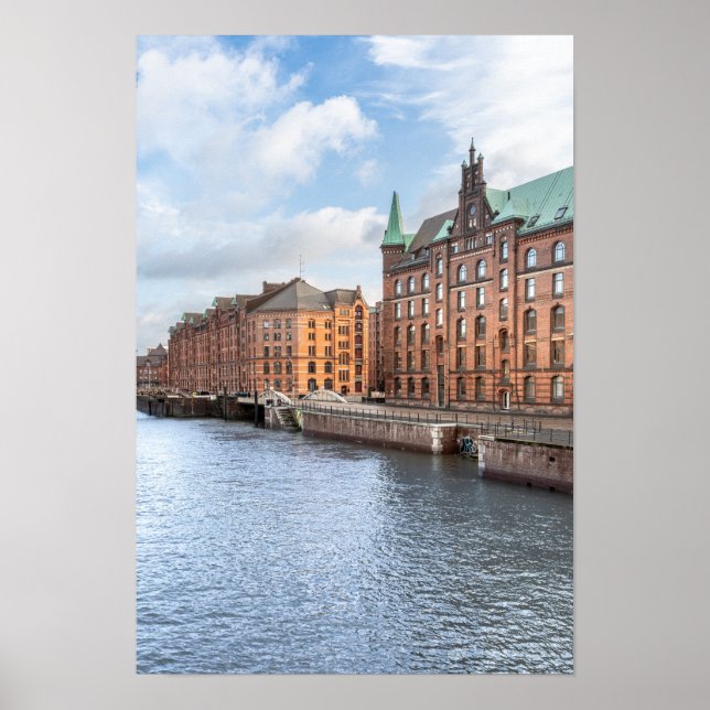 Póster Hamburgo Alemania (Frente)