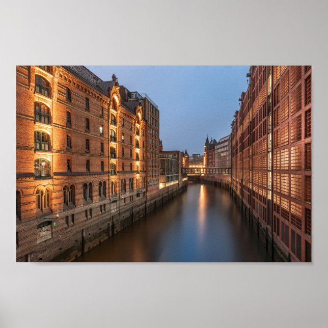 Póster Hamburgo Alemania (Frente)