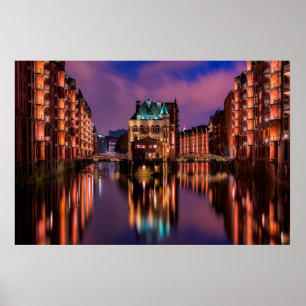 Póster Hamburgo Alemania