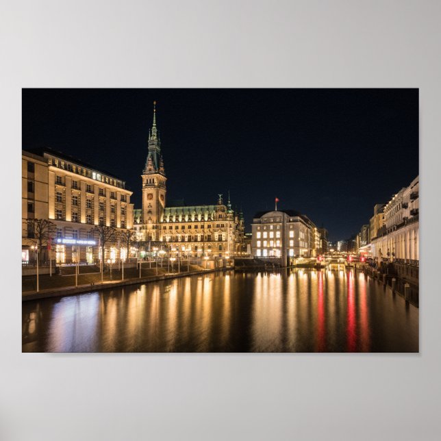 Póster Hamburgo Alemania (Frente)