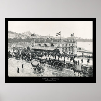 Póster Hamburgo, Jungfernstieg/