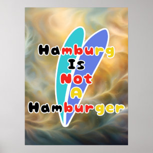Póster Hamburgo No Es Una Hamburguesa