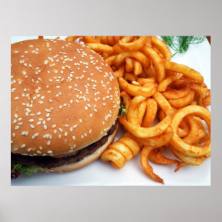 Póster Hamburguesa