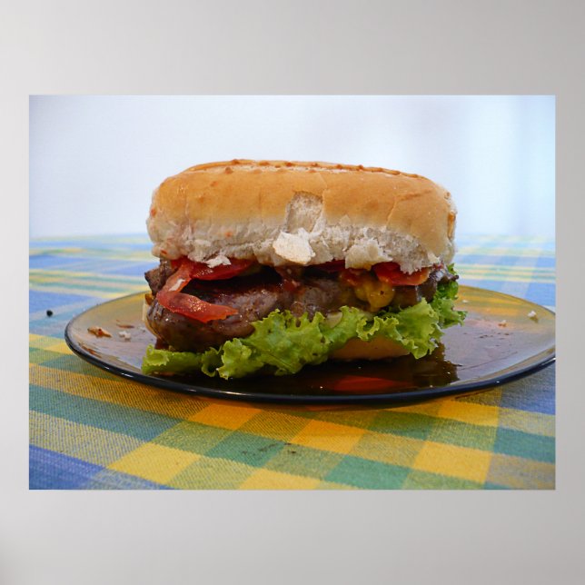 Póster Hamburguesa clásica (Frente)