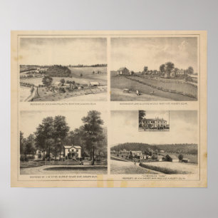 Póster Hamilton, Landes, Yates residences, Horseshoe Farm