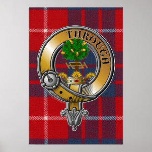Póster Hamilton Tartan & Badge