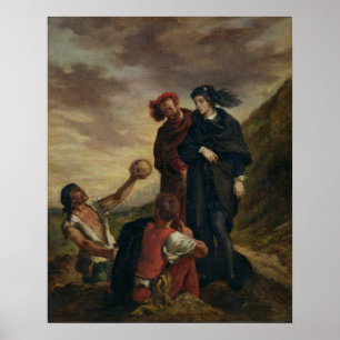 Póster Hamlet and Horatio in the Cemetery