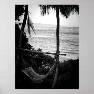 Póster Hammock Overlooking the North Shore