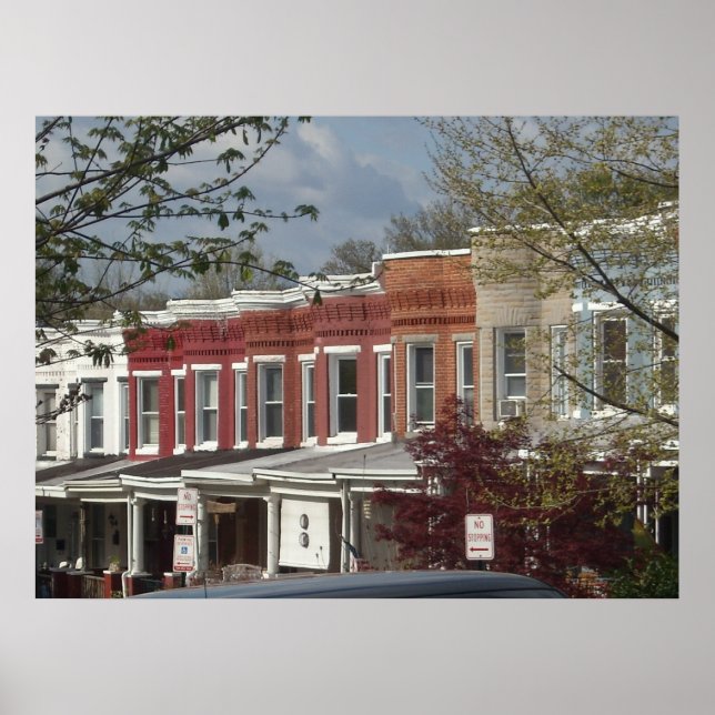 Póster Hampden Rowhouse Gran Poster (Frente)