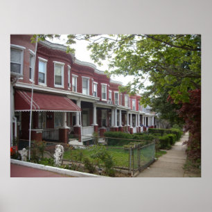 Póster Hampden Rowhouses