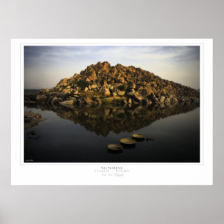 Póster Hampi sunrise Print