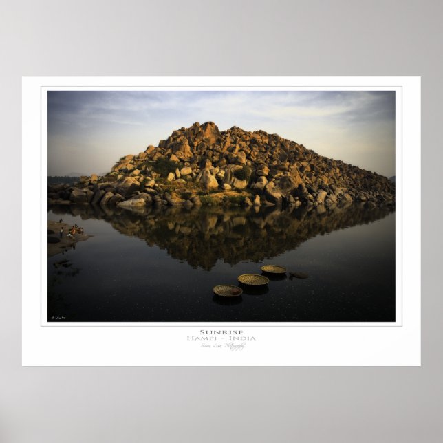 Póster Hampi sunrise Print (Frente)