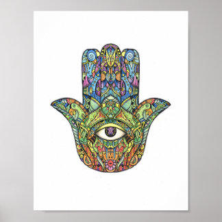 Póster Hamsa Hand Poster
