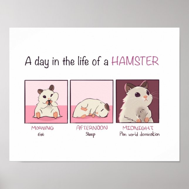 Póster Hamster Life (Frente)