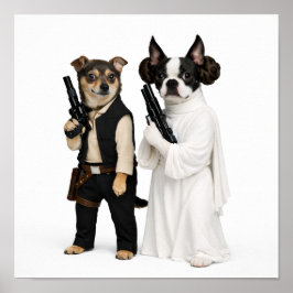 Póster "Han & Leia"