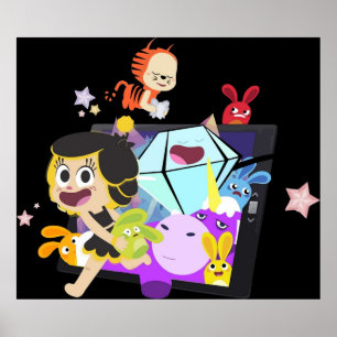 Póster Hanazuki lleno de tesoros