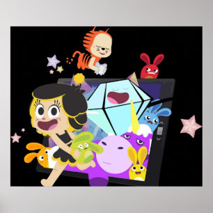 Póster Hanazuki lleno de tesoros