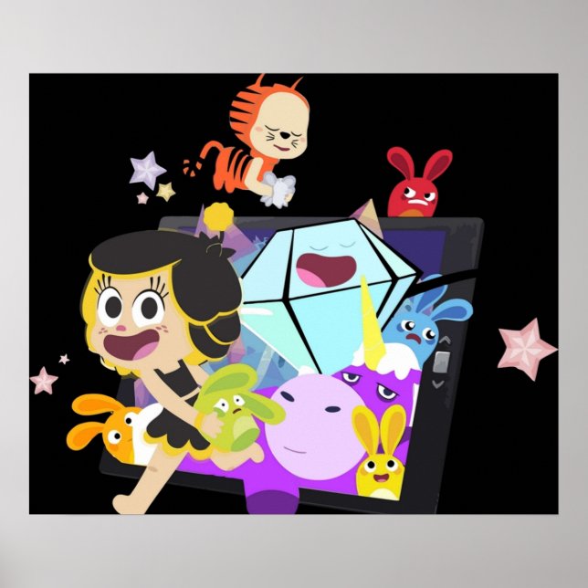 Póster Hanazuki lleno de tesoros (Frente)