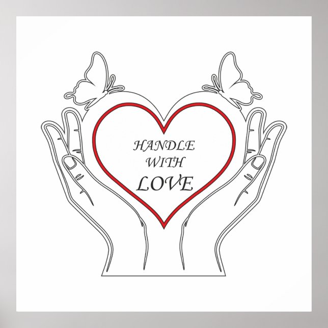 Póster Handle With Love (Frente)