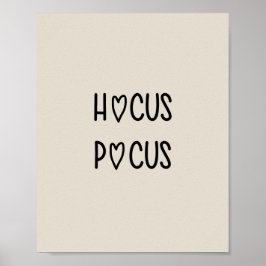 Póster Handwritten hocus pocus