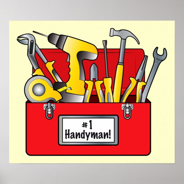 Póster Handyman número uno (Frente)